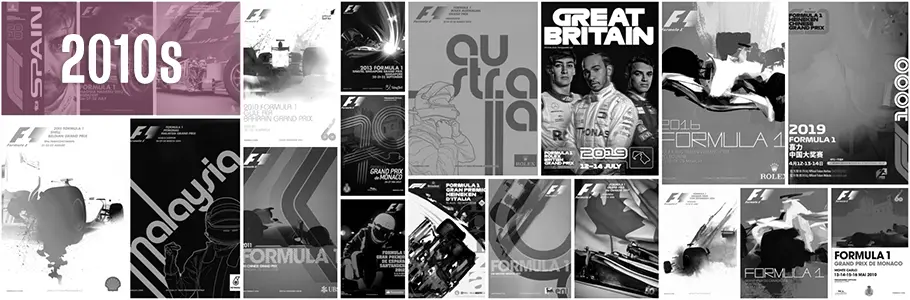 Formula 1 Race Covers 2010s