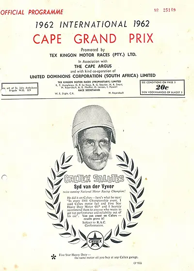 1962-01-02 | 1962 Cape Grand Prix | Killarney
