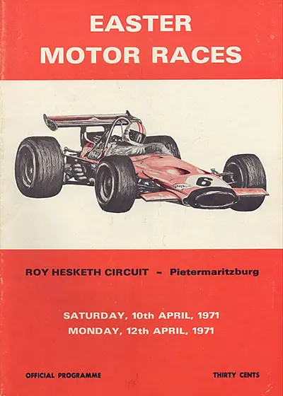 1971-04-12 | 1971 Coronation '100' | Pietermaritzburg
