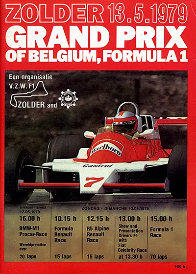 1979-05-13 | 1979 Grand Prix De Belgique | Zolder