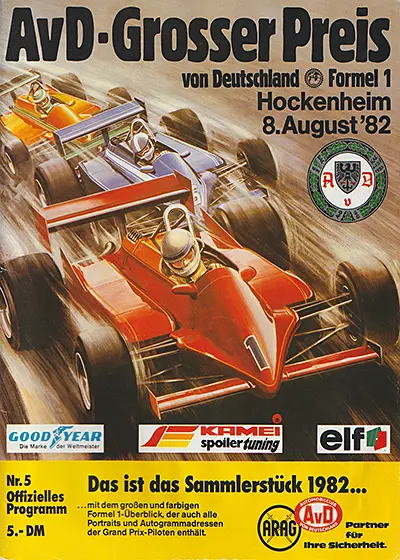 1982-08-08 | 1982 Grosser Preis von Deutschland | Hockenheim