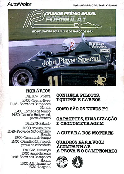 1983-03-13 | 1983 Grande Premio Do Brasil | Jacarepagua