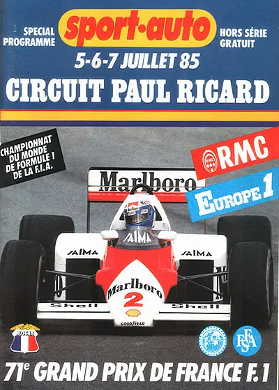 1985-07-07 | 1985 Grand Prix De France | Le Castellet