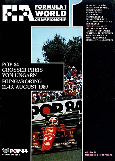 1989-08-13 | 1989 Magyar Nagydij | Budapest