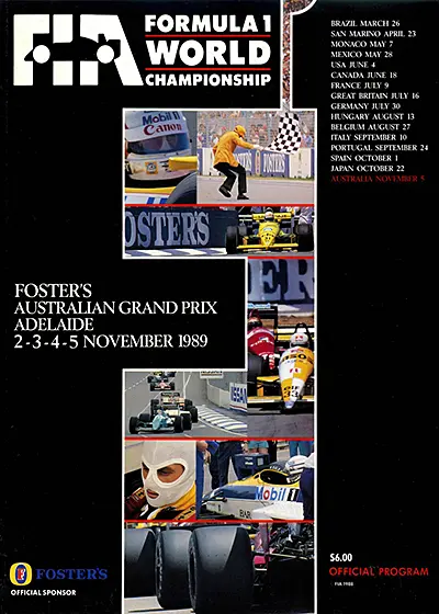 1989-11-05 | 1989 Australian Grand Prix | Adelaide