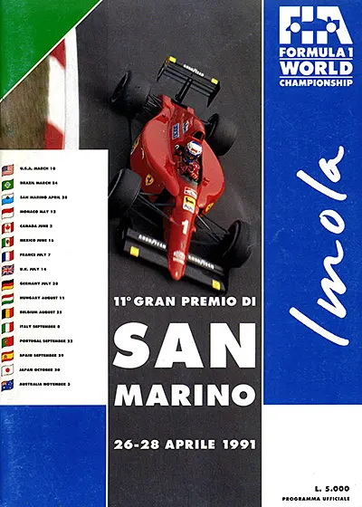 1991-04-28 | 1991 Gran Premio Di San Marino | Imola