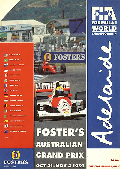 1991-11-03 | 1991 Australian Grand Prix | Adelaide