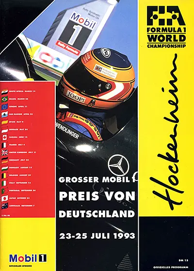 1993-07-25 | 1993 Grosser Preis von Deutschland | Hockenheim